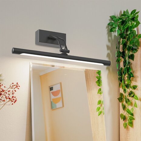 HLW LED LED Schilderijlamp 8W - Verstelbare LED Vloerlamp met Chroom Afwerking HLW LED LED Schilderijlamp 8W - Verstelbare LED Vloerlamp met Chroom Afwerking