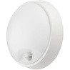 HLW LED LED Wandlamp met Sensor 20W - Koud Wit 6500K, IP54, Rond, Witte Vloerlamp & LED lamp