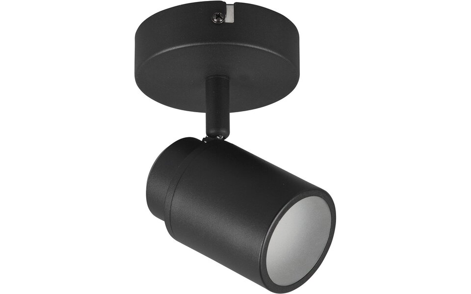 HLW LED LED Wandspot Trion Artion - Mat Zwart, GU10 Fitting, Waterdicht IP44