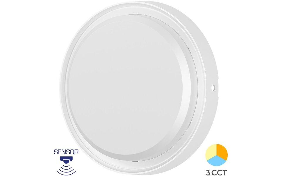 HLW LED LED Wandlamp met Bewegingssensor, 18W LED, IP65 Waterdicht, Neutraal Wit Licht HLW LED LED Wandlamp met Bewegingssensor, 18W LED, IP65 Waterdicht, Neutraal Wit Licht