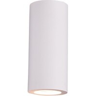 LED wandlamp | 2x10W | Mat wit | GU10 | Up & Down | Rond