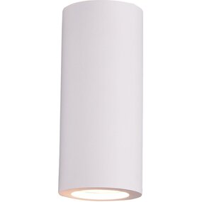 LED wandlamp | 2x10W | Mat wit | GU10 | Up & Down | Rond