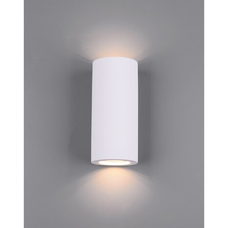 HLW LED LED Wandlamp Trion Zaza - Mat Witte Vloerlamp met GU10 Fitting en Up & Down Licht HLW LED LED Wandlamp Trion Zaza - Mat Witte Vloerlamp met GU10 Fitting en Up & Down Licht
