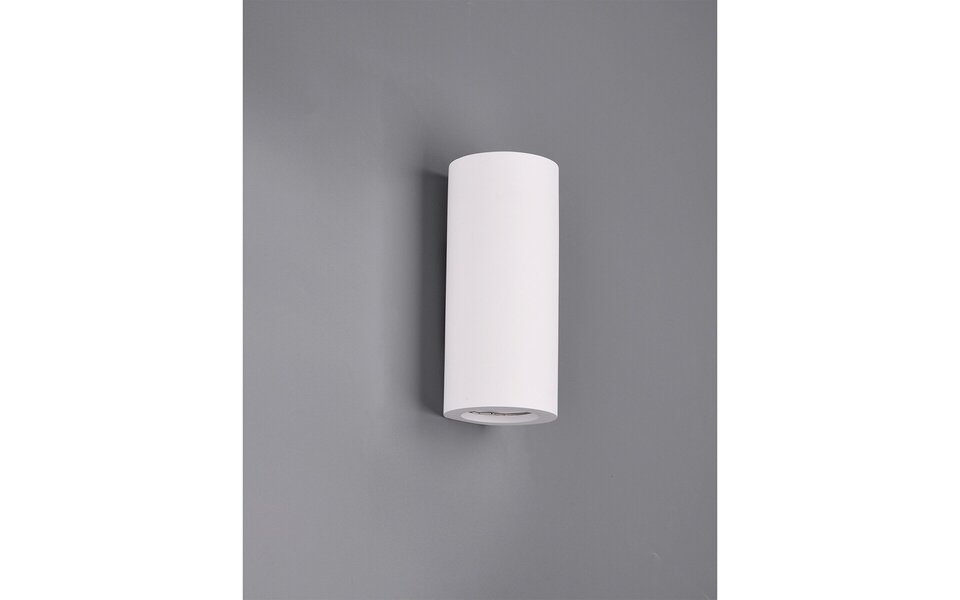 HLW LED LED Wandlamp Trion Zaza - Mat Witte Vloerlamp met GU10 Fitting en Up & Down Licht