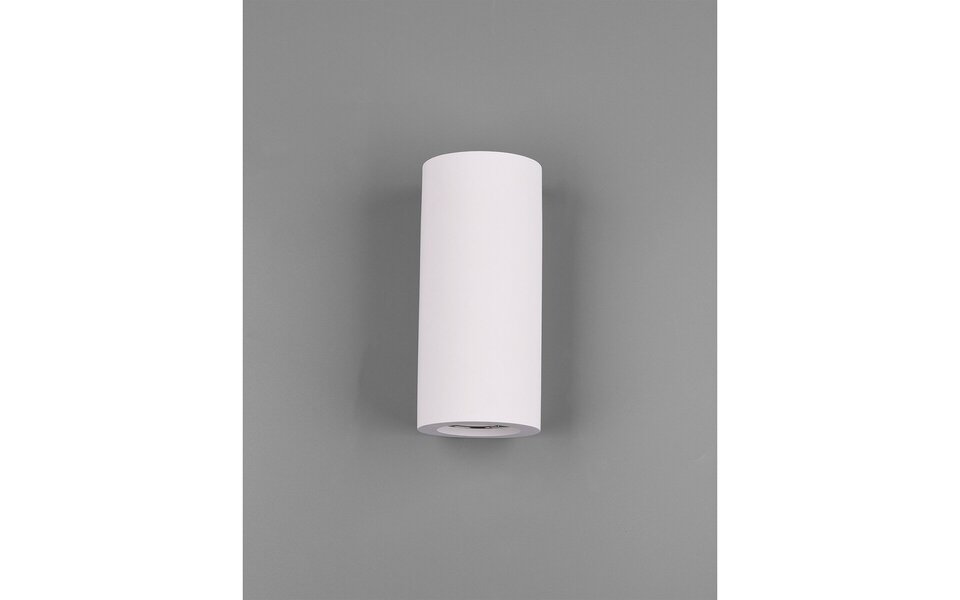 HLW LED LED Wandlamp Trion Zaza - Mat Witte Vloerlamp met GU10 Fitting en Up & Down Licht