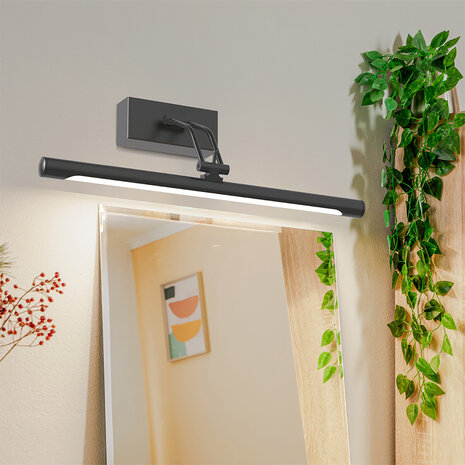 HLW LED Verstelbare LED Vloerlamp 8W met Neutraal Wit Licht - Witte LED Lamp