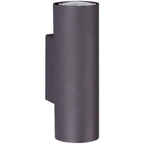 LED wandlamp | 2x35W | Mat Zwart | Up & Down | GU10 | Alu