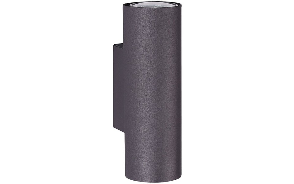 HLW LED LED Wandlamp Trion Mary Up & Down - Mat Zwart Aluminium met GU10 Fitting