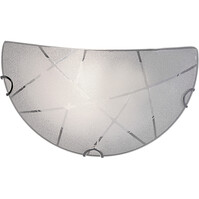 LED wandlamp | Tot 40W | E27 | Rond | Mat Wit | Glas