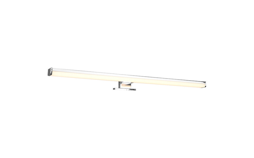HLW LED LED Spiegelverlichting 11W Warm Wit 3000K Spatwaterdicht IP44 met Glans Chroom