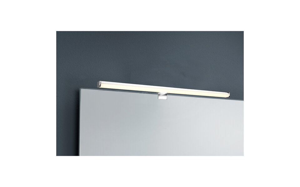 HLW LED LED Spiegelverlichting 11W Warm Wit 3000K Spatwaterdicht IP44 met Glans Chroom