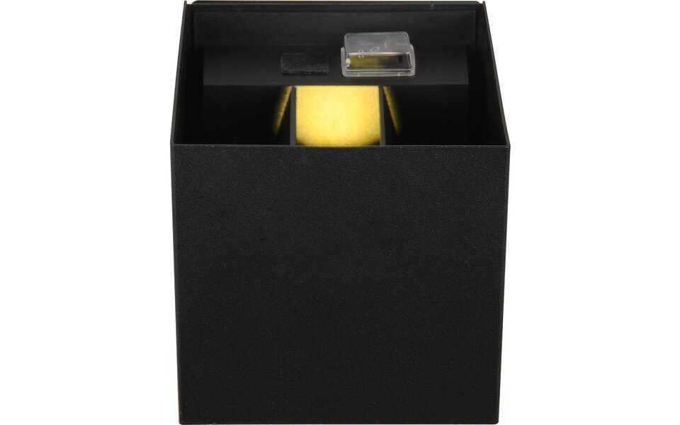 HLW LED LED Wandlamp met Sensor - Mat Zwart, Warm Wit 3000K, 5W, Oplaadbaar, Tuin Wandlamp HLW LED LED Wandlamp met Sensor - Mat Zwart, Warm Wit 3000K, 5W, Oplaadbaar, Tuin Wandlamp