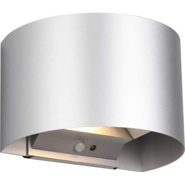 HLW LED LED Wandlamp Tuinverlichting - Metalen Vloerlamp met Sensor, Warm Wit 3000K, 5W LED