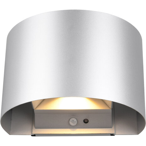 HLW LED LED Wandlamp Tuinverlichting - Metalen Vloerlamp met Sensor, Warm Wit 3000K, 5W LED