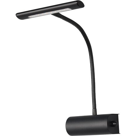 HLW LED Dimbare LED Vloerlamp en Wandlamp Trion Curty - Mat Zwart, Warm Wit 2700K–3000K, 4W LED