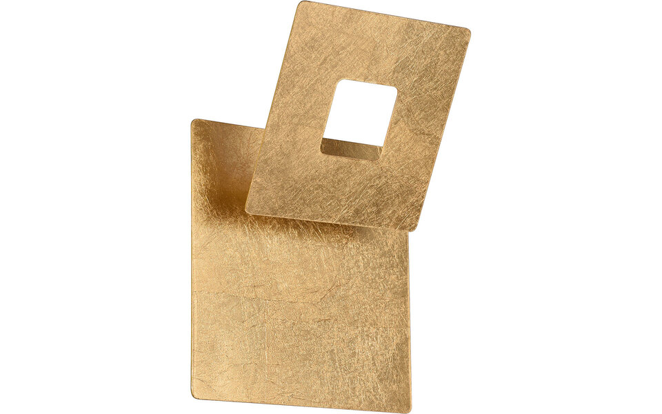 HLW LED LED Wandlamp Trion Marina - Gouden Metalen Vloerlamp - Warm Wit 3000K 6W LED