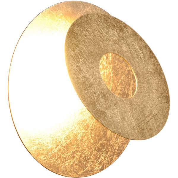 HLW LED LED Wandlamp Trion Marina - Gouden Metalen Vloerlamp 6W Warm Wit 3000K