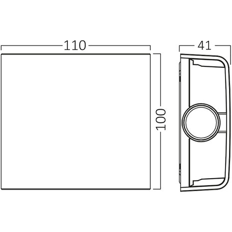 HLW LED LED Wandlamp Brinton Victo - Wit, Waterdicht IP65, 2W Warm Wit 2700-3000K, Beam Angle Verstelbaar HLW LED LED Wandlamp Brinton Victo - Wit, Waterdicht IP65, 2W Warm Wit 2700-3000K, Beam Angle Verstelbaar