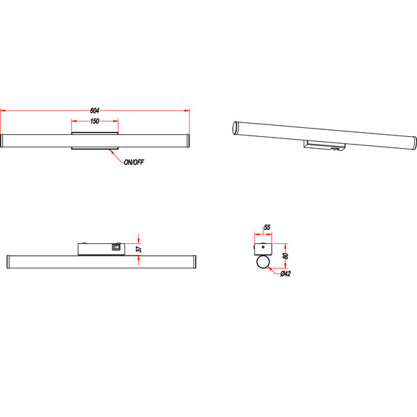 HLW LED LED Vloerlamp 6W - Warm Wit 2700K–3000K, Waterdicht & Energiezuinig Wit Design