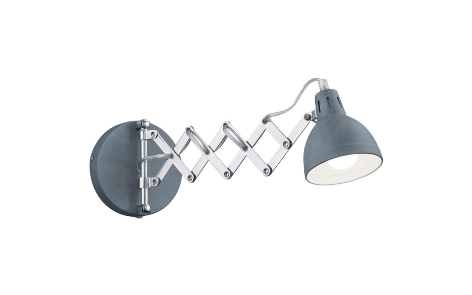 HLW LED LED Wandlamp Trion Sicano - Stijlvolle Beton & Aluminium Wandverlichting met E14 Fitting