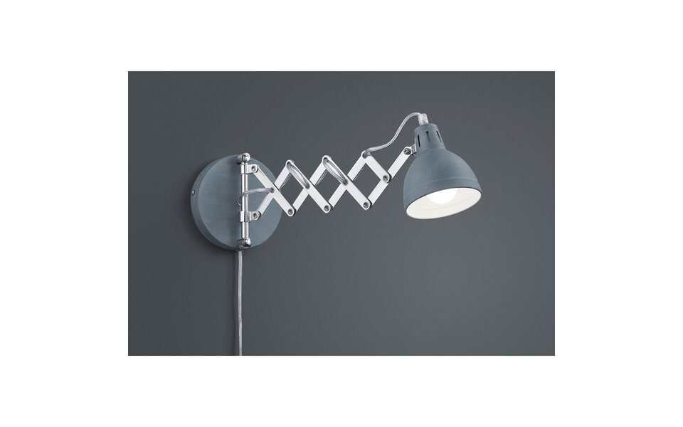 HLW LED LED Wandlamp Trion Sicano - Stijlvolle Beton & Aluminium Wandverlichting met E14 Fitting