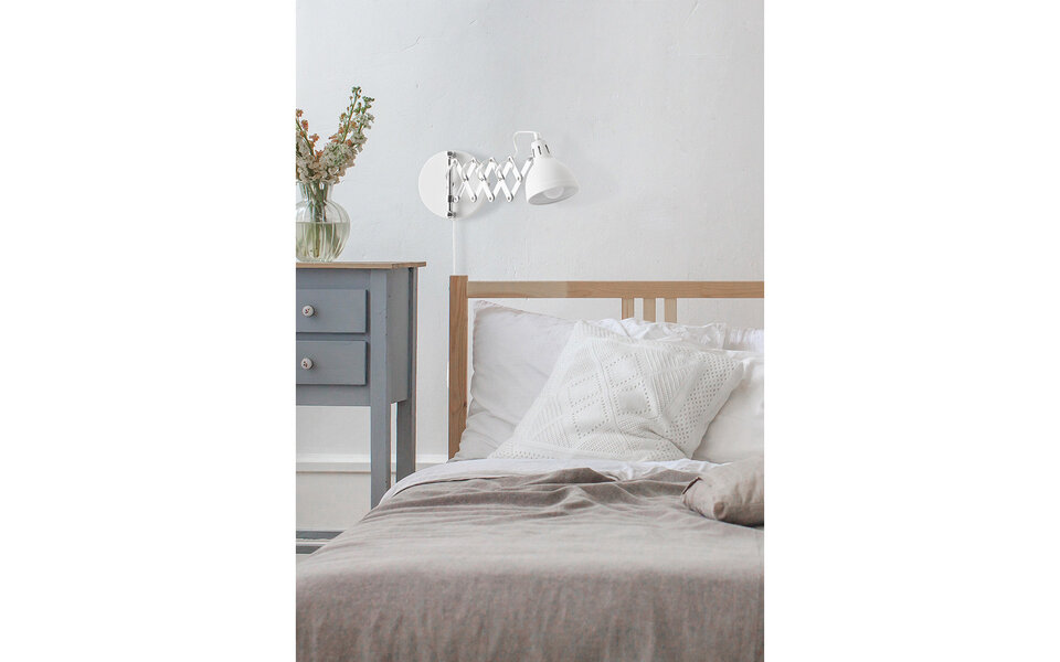 HLW LED LED Wandlamp Mat Wit - Trion Sicano, Verstelbaar & E14 Fitting, Aluminium HLW LED LED Wandlamp Mat Wit - Trion Sicano, Verstelbaar & E14 Fitting, Aluminium