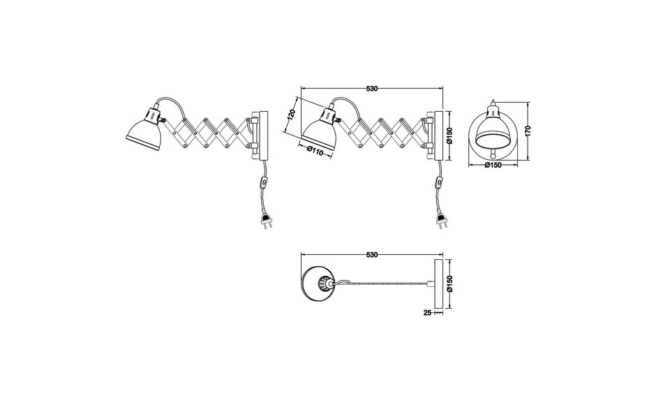 HLW LED LED Wandlamp Mat Wit - Trion Sicano, Verstelbaar & E14 Fitting, Aluminium HLW LED LED Wandlamp Mat Wit - Trion Sicano, Verstelbaar & E14 Fitting, Aluminium