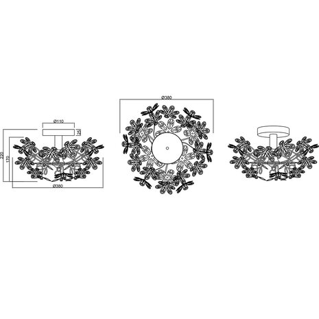 HLW LED LED Wandlamp Trion Flowy - Dubbele E14 Fitting, Aluminium & Glans Chroom HLW LED LED Wandlamp Trion Flowy - Dubbele E14 Fitting, Aluminium & Glans Chroom
