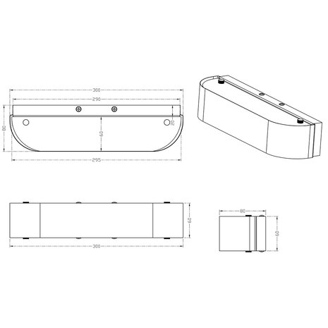 HLW LED LED Wandlamp 6W | Warm Wit 2700K–3000K | Beam Angle Verstelbaar | Mat Grijs Aluminium