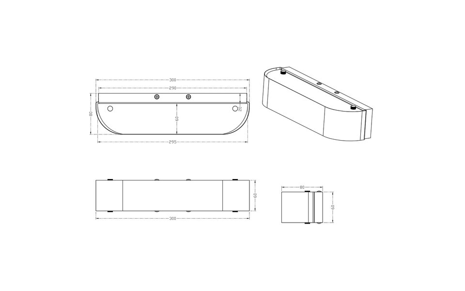 HLW LED LED Wandlamp 6W | Warm Wit 2700K–3000K | Beam Angle Verstelbaar | Mat Grijs Aluminium