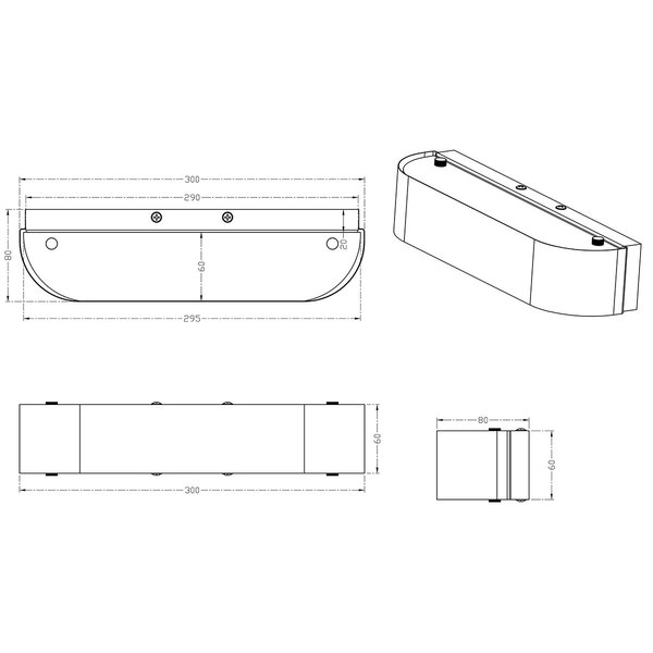 HLW LED LED Wandlamp 6W | Warm Wit 2700K–3000K | Beam Angle Verstelbaar | Mat Grijs Aluminium