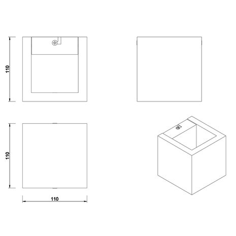 HLW LED Dimbare LED Wandlamp 4W Warm Wit 3000K - Mat Bruin Natuurhout & OSRAM LEDs HLW LED Dimbare LED Wandlamp 4W Warm Wit 3000K - Mat Bruin Natuurhout & OSRAM LEDs