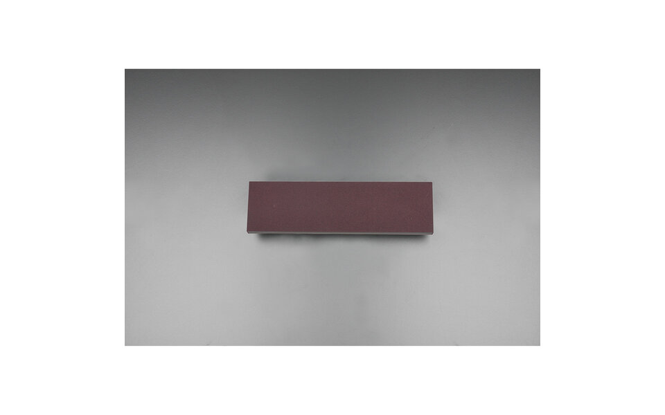 HLW LED LED Wandlamp 12W Dimbaar - Warm Wit 2700K-3000K - Roestkleurige Aluminium Vloerlamp