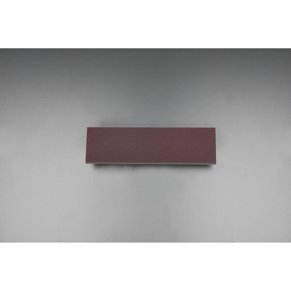 HLW LED LED Wandlamp 12W Dimbaar - Warm Wit 2700K-3000K - Roestkleurige Aluminium Vloerlamp