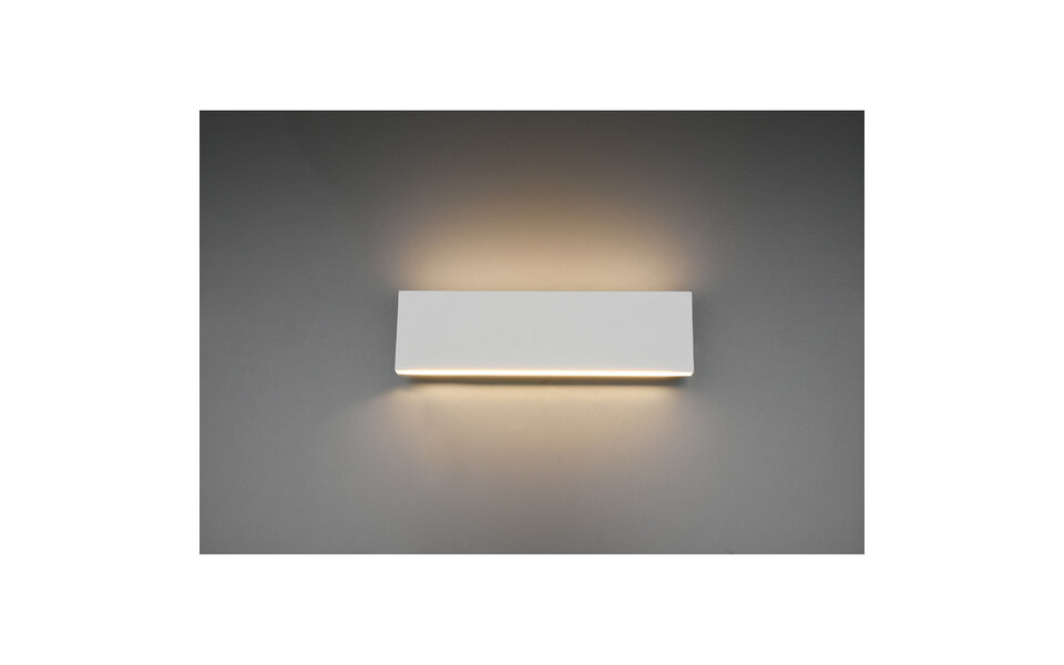 HLW LED LED Wandlamp 12W Dimbaar - Warm Wit 2700K–3000K - Beam Angle Verstelbaar - Mat Wit