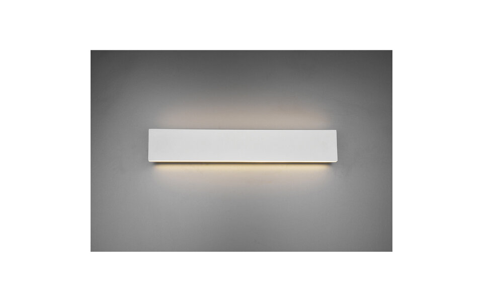 HLW LED LED Wandlamp 18W Dimbaar - Warm Wit 2700K–3000K - Beam Angle Verstelbaar - Mat Wit Aluminium
