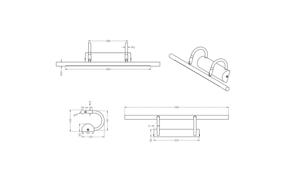 HLW LED Witte LED Vloerlamp 8W met Warm Wit Licht 2700K-3000K – Energiezuinig & Stijlvol