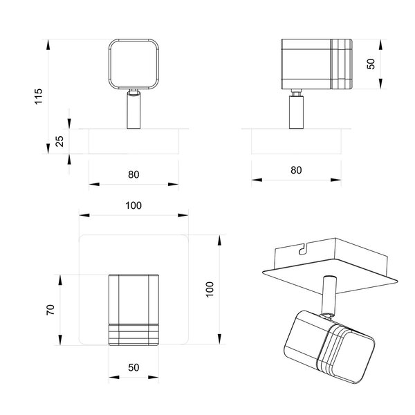 HLW LED LED Wandspot 4W Warm Wit 3000K - Mat Nikkel Aluminium, Energiezuinig & Stijlvol HLW LED LED Wandspot 4W Warm Wit 3000K - Mat Nikkel Aluminium, Energiezuinig & Stijlvol