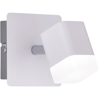 LED wandlamp | 4W | 3000K warm wit | Mat wit | Aluminium