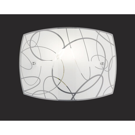 HLW LED LED Wandlamp Trion Spirilo - Mat Wit Aluminium, E27 Fitting, 1-Lichts, Stijlvolle Verlichting