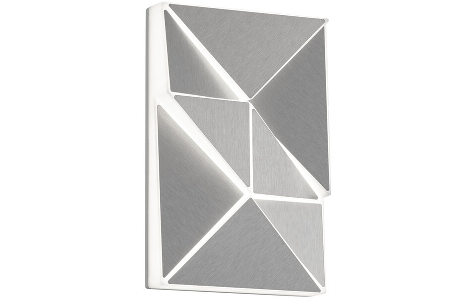 HLW LED LED Wandlamp 10W - Aanpasbare Kleur & Beam Angle, Mat Chroom Aluminium HLW LED LED Wandlamp 10W - Aanpasbare Kleur & Beam Angle, Mat Chroom Aluminium