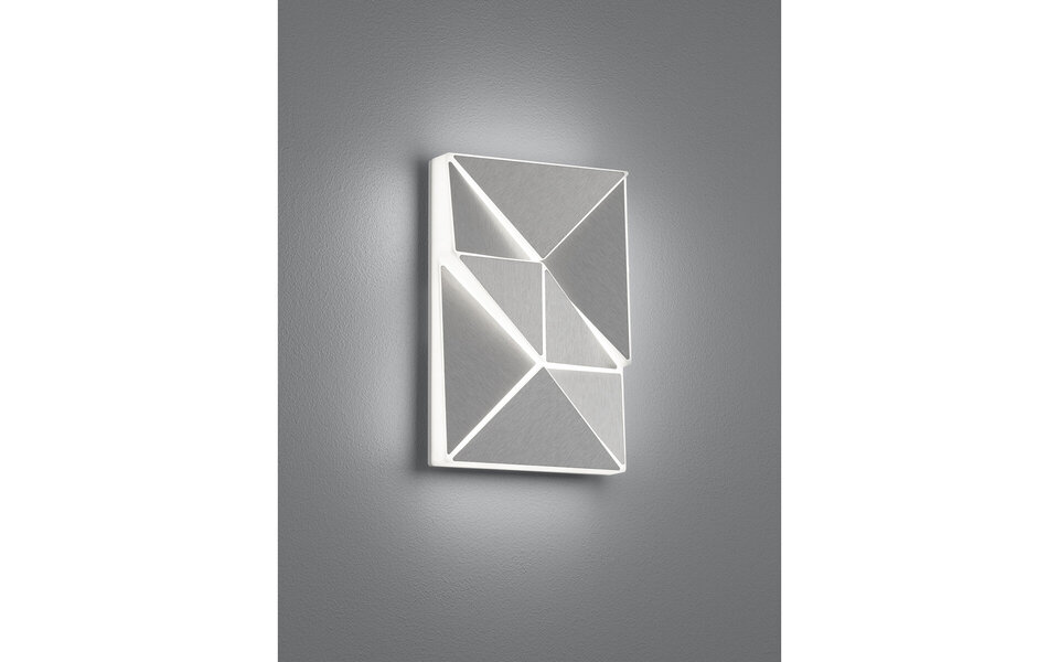 HLW LED LED Wandlamp 10W - Aanpasbare Kleur & Beam Angle, Mat Chroom Aluminium HLW LED LED Wandlamp 10W - Aanpasbare Kleur & Beam Angle, Mat Chroom Aluminium