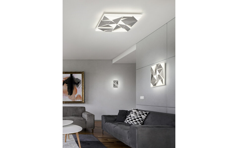 HLW LED LED Wandlamp 10W - Aanpasbare Kleur & Beam Angle, Mat Chroom Aluminium HLW LED LED Wandlamp 10W - Aanpasbare Kleur & Beam Angle, Mat Chroom Aluminium