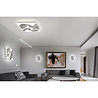 HLW LED LED Wandlamp 10W - Aanpasbare Kleur & Beam Angle, Mat Chroom Aluminium