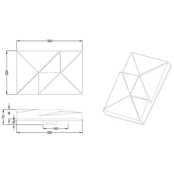 HLW LED LED Wandlamp 10W - Aanpasbare Kleur & Beam Angle, Mat Chroom Aluminium