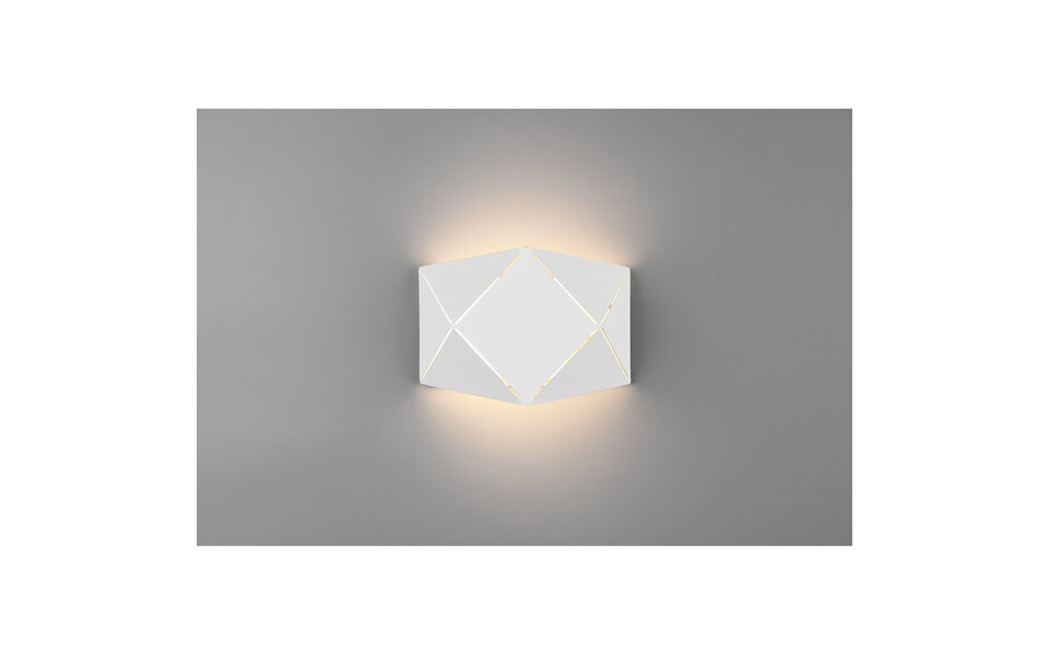 HLW LED LED Wandlamp 6W Warm Wit 3000K - Stijlvol Mat Wit - Energiezuinig