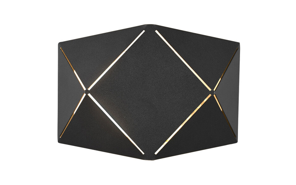 HLW LED Stijlvolle LED Wandlamp & Vloerlamp Mat Zwart of Wit - Warm Wit 2700K–3000K, 6W LED