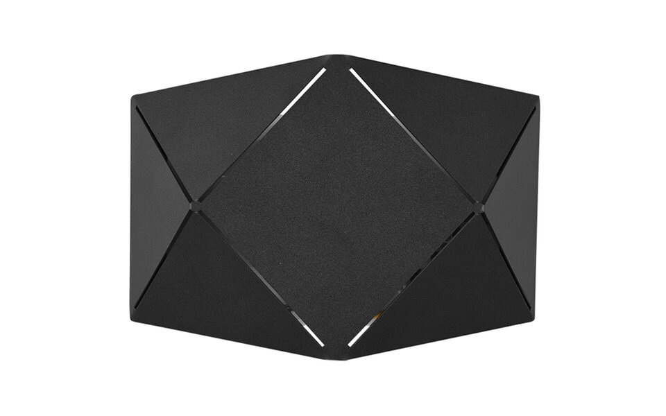 HLW LED Stijlvolle LED Wandlamp & Vloerlamp Mat Zwart of Wit - Warm Wit 2700K–3000K, 6W LED