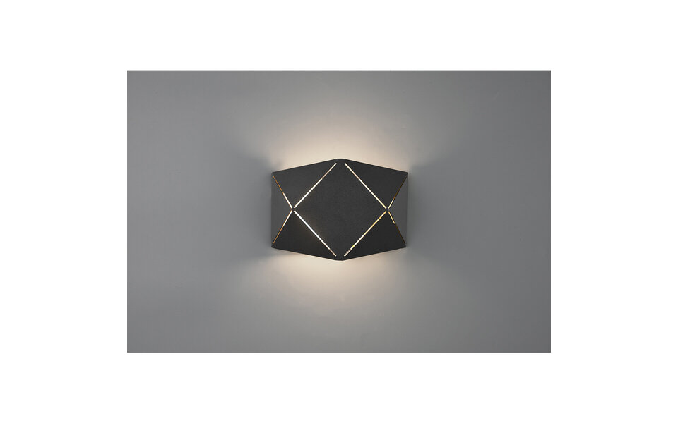 HLW LED Stijlvolle LED Wandlamp & Vloerlamp Mat Zwart of Wit - Warm Wit 2700K–3000K, 6W LED