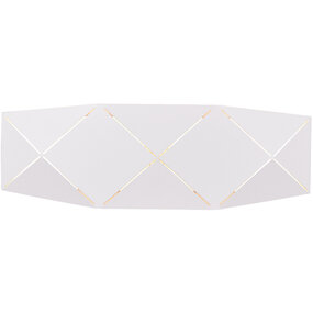 LED wandlamp | 13W | 2700–3000K | Warm wit | Rond | Mat wit